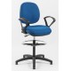 Ergo Line Fabric Draughtsman Chair